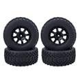 thumbnail image 3 of 4PCS 1:10 Neumáticos de camión de corto y llanta de 12 mm Hex Fit para TRAXS SlASH RC Car - Paso 1 Pisada 1 Sunnimix neumáticos de camión de curso corto, 3 of 7