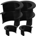 thumbnail image 2 of 6PCS Plastic Billiards Table Pocket Liner for Pool Table Bar Home 4 Corner 2 Side Black, 2 of 7