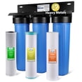 thumbnail image 1 of iSpring WGB32B-KS Sistema de Filtrado de Agua para Toda la Casa, Reduce PFOA/PFOS, PFAS, Plomo, Cloro, Cloramina y Sedimentos, Sistema de Filtrado de Agua para Toda la Casa de 3 Etapas, 1 of 8