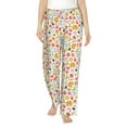thumbnail image 2 of Goofa Afternoon Tea Printed Soft Pajama Pants for Women, Wide Leg Comfy Casual Lounge Yoga Pants-X-Large, 2 of 9