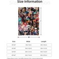 thumbnail image 4 of Natanael Music Canos Flannel Blanket Air Conditioning Blanket Nap Blanket Sofa Throw Blanket Throw Blankets 40"X30", 4 of 6