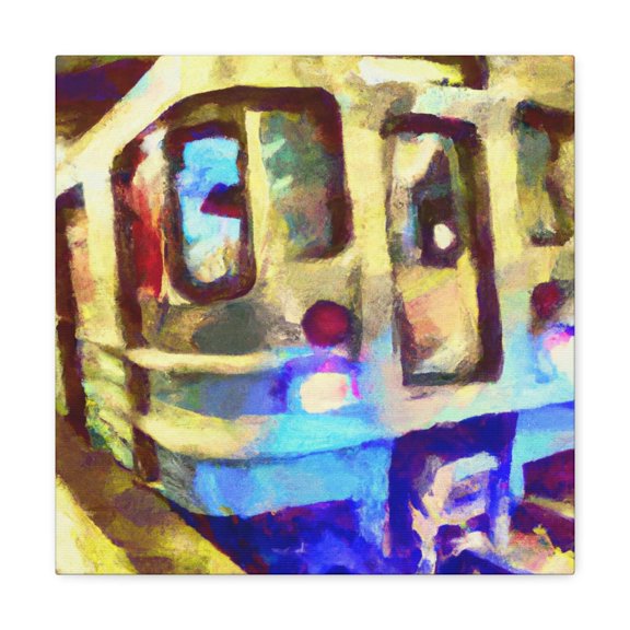 Train in the Subway - Canvas