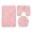 Pink, variant on 50% Off Clear! Skegnu Bath Mats For Bathroom - Bathroom Rugs Memory Foam Bath Mat Set 3 Pcs Bathroom Rugs Set Toilet Mats Soft Comfortable Water Absorption Nonslip Thick Machine Wash Washable