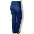 thumbnail image 3 of Jack David Extended Womens Plus Size Blue Denim Jeans Tall Long Tummy Technology, 3 of 6