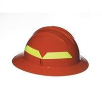 Bullard Fire Helmet,Orange,Full-Brim FHORR