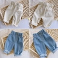 thumbnail image 5 of Little Baby Boys Girls Elastic Waist Causal Denim Pants Jeans 0-4T, 5 of 5