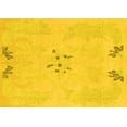 thumbnail image 1 of Ahgly Company Indoor Rectangle Abstract Yellow Modern Area Rugs, 6' x 9', 1 of 4