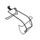 thumbnail image 1 of Rollos dobles Soporte para papel higiénico Metal 2 niveles Inicio Baño Papel higiénico Soporte para toallas Estante sidaley HA4506-00B, 1 of 6