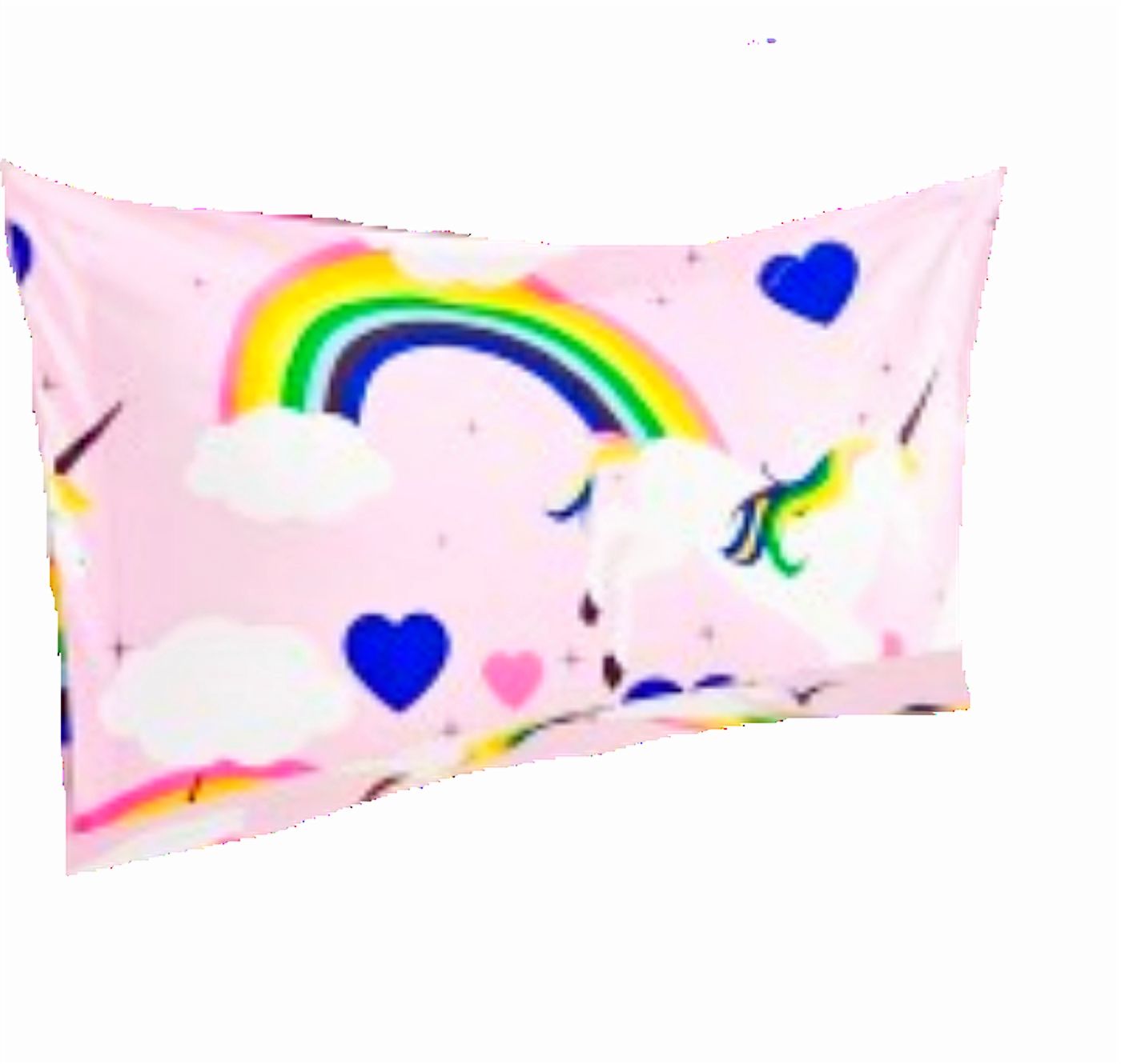 Unicorn Rainbow 8-Piece Comforter Set, Full, Pink complete bed in a bag set girl's boy's room decor
