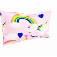 thumbnail image 4 of Bed in a Bag Full Size 8-Piece Unicorn Multicolor Rainbow Comforter with Plushie Toy Friend Bedroom Decor, 4 of 7