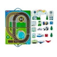 thumbnail image 6 of Melissa & Doug Take-Along Airport Play Set, Vehicles, Built-in Tracks, Model Train Set, for Toddlers 3+, 6 of 10