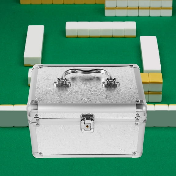 FELTECHELECTR 1Set Flat Storage Box Aluminium Alloy 9.3x5.9x5.9in for Household Storage Holder