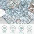 thumbnail image 3 of 2025 New Washable Runner Rug, 5 x 7 (8 x 10, 9 x 12) Feet Hallway Rug Runner Long Entryway Rug, Low-Pile Accent Rug for Bedroom, Non-Slip Soft Carpet Runner Throw Rugs for Bathroom Laundry Room, 3 of 7
