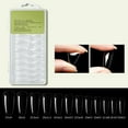 thumbnail image 6 of 240Pcs Fake Nails Tips Clear Women Girls for Nail Extension Soft Artificial Manicure, Press on Nails for DIY Nail Art T shape clear, 6 of 9