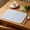 Blue, variant on HCBY Striped Cotton Placemats, Blue White Vertical Stripes with Scalloped Trim, Washable Stain-Resistant Table Mats, 20x14 Inch Decorative Mats for Farmhouse Dining
