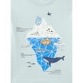 thumbnail image 2 of Wonder Nation Toddler Boys Cotton Twofer Graphic Tee with Long Sleeves, Sizes 12M-5T, 2 of 3