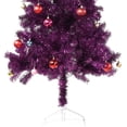 thumbnail image 3 of Juego de adornos para árbol de Navidad Wellwood de 6 pies con 24 quilates, color morado, 3 of 8