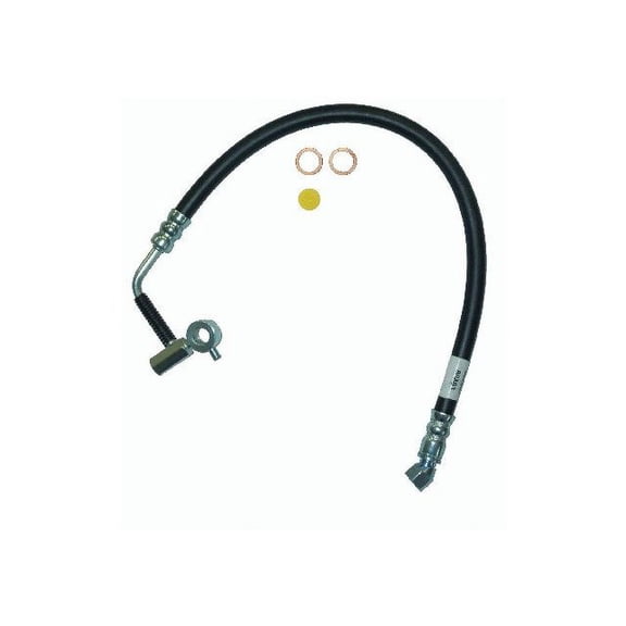 From Pump Power Steering Pressure Line Hose Assembly - Compatible with 2005 - 2015 Nissan Armada 2006 2007 2008 2009 2010 2011 2012 2013 2014