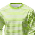 thumbnail image 6 of KeShDi Long Sleeve Shirts For Men Red and White Striped Shirt Fashion Men Printing Blouses Long Sleeve Round Neck Pullover Fashionable Top Blouse Yellow S, 6 of 6