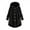 A-Black104, variant on Womens Coats Button Down Thick Fleece Hooded Coats Oversized Solid Color Cardigan Coats Winter Warm Jackets For Ladies
