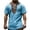 Light Blue, variant on Medieval Viking T-Shirt for Men Ethnic Printed Summer Boho Short Tee Retro V Neck Cotton Linen Beach Hippie Shirt