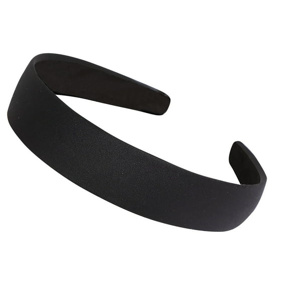 Women Wide Elastic Fashion Headbands Head Hoop Hair Accessories Thick Headwear for Women Girls Hair Band Black