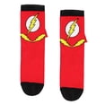 thumbnail image 3 of DC Comics Superhero Batman Superman The Flash Youth Boys Caped Crew Socks, 3 of 6