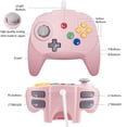 thumbnail image 2 of LUXMO N64 Controller, Classic Retro Wired Mini N64 Controller Gamepad Joystick for N64 Home Video Game Console System, 2 of 7