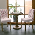 thumbnail image 5 of Chair Covers for Dining Room Set of 8,Watercolor Christmas Candy Cane Stretch Seat Protector Removable Washable Chairs Slipcovers for Kitchen Banquet Wedding Hotel,Pink Cup, 5 of 6