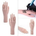thumbnail image 2 of Woman Life Sized Silicone False Skin Hand Model Flexible Tattooed Practice Hand, 2 of 11