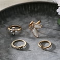 thumbnail image 4 of PVCS Butterfly Shape Design Ring Crystal Glass With 4pc Combination, 4 of 4