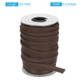 thumbnail image 2 of Uxcell 1Pcs Piping Cord Trim Piping Tape for Sewing DIY Crafting Fabric Edge Trim Chocolate Color 1/2" x 30 Yard, 2 of 5