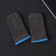 thumbnail image 4 of 2 fundas para dedos de juegos móviles de 24 puntadas, antisudor, antideslizantes (negro y azul)., 4 of 9