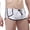 White, variant on Men's Swimwear Swimsuits Solid Basic Swim Boxer Trunks Board Shorts with Zipper Pockets White,S