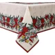 thumbnail image 4 of Mantel impermeable con campanas de muñeco de nieve de Navidad, decoración de mesa para fiesta de Navidad, manteles rectangulares reutilizables, decoraciones navideñas 2025, 4 of 5