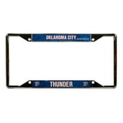 Oklahoma City OKC NBA Thunder Chrome EZ View License Plate Frame