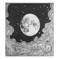 thumbnail image 6 of Yayeee Magnetic Dishwasher Cover for The Front Decoration Home Kitchen Machine Sticker Protector, Black Moon, 6 of 6