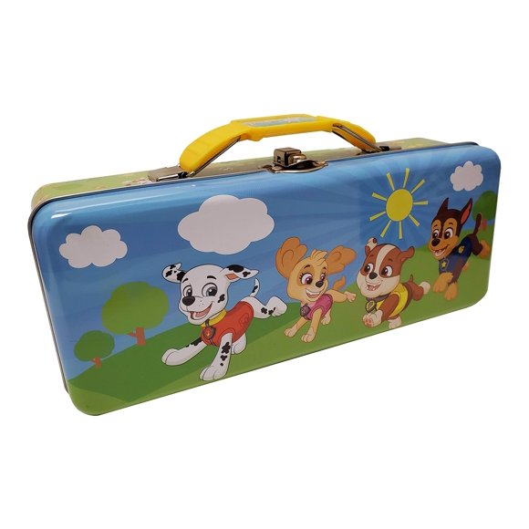 The Tin Box Company Paw Patrol Pencil Box with Lid and Hinge (389417-12)