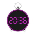 thumbnail image 2 of LED Electronic Alarm Clock - Home Bedroom Bedside Clock with Temperature Display, Plastic Digital Clock, Easy-to-Read Desk Clock for Daily Use, 2 of 9