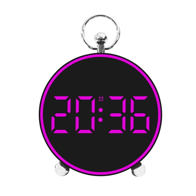 Digital Alarm Clock, Led Alarm Clock Electronic Bedside Clock with Temperature Display for Home Use