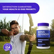 (3 Pack) Nerve Defender – Natural Daily Support Blend for Nerves, Memory & Focus |NerveDefender Easy-to-Take Capsules (180 Capsules)