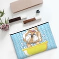 thumbnail image 6 of Cauagu Dog Takes a Bath in the Bathtub for Tyvek Makeup Bag,Reusable Travel Cosmetic Bag Women Organizer Toiletry Bag Birthday,Gifts for Women Girlfriend Mom Teacher 6.5’’*8.9’’, 6 of 7