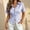 A1 Blue, variant on Women Button Down Shirts Y2K Slim Fit Cap Short Sleeve Button Up V Neck Collared Cropped Blouse Cute Preppy Tops Coquette Going Out Tops Ruched Front Office Dressy Blouses Tops Summer Casual Shirts