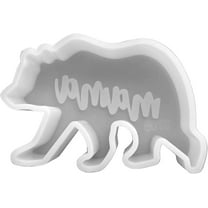 Mama Bear Silicone Freshie Mold Size 2.5" Wide x 3.75" Long x 0.8" Deep Mama Bear Design for Freshie, Soap, Resin, Candles