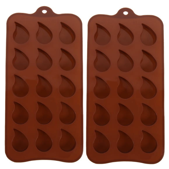 2 moldes de silicona multiusos para chocolate con diseño creativo (color aleatorio)