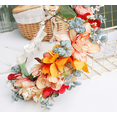 thumbnail image 3 of Diadema de mujer naranja - niña de las flores - corola - cabello de mujer - Banquete de boda Zefei Wu 9024735033660, 3 of 5