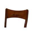 thumbnail image 5 of Baxton Studio Adreana Mid-Century Modern Warm Grey Fabric and Dark Brown Finished Wood 5-Piece Dining Set, 5 of 7