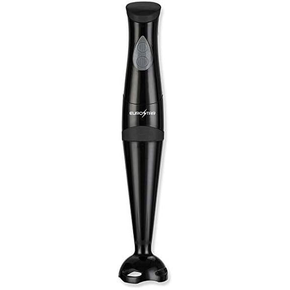 EUROSTAR EH400B 2-Speed Immersion Hand Blender with Detachable Shaft, Black