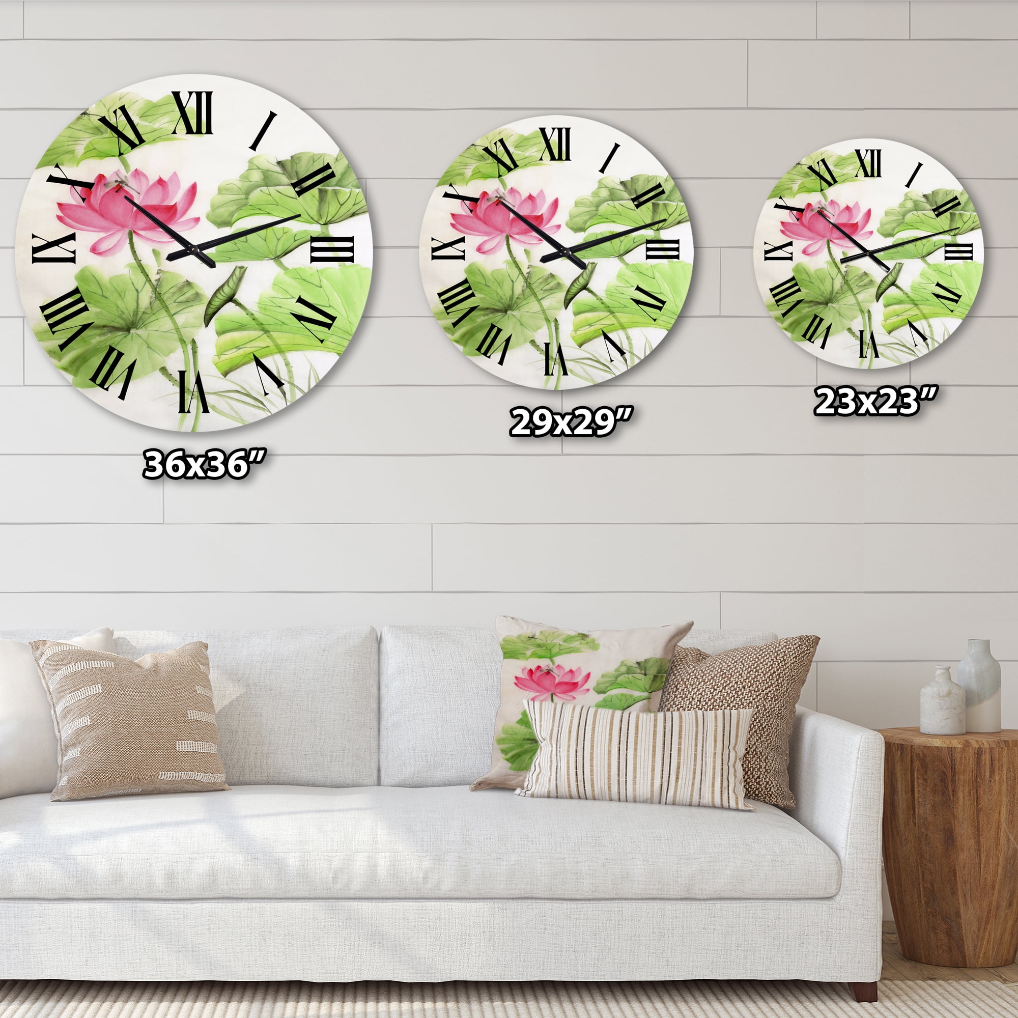 Designart 1 in Quartz Traditional Wall Clock