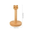 thumbnail image 2 of WHAMVOX Wooden Roll Paper Stand for Home Use Durable Composite Material Assorted Color 6.5 Inches Tall, 2 of 8